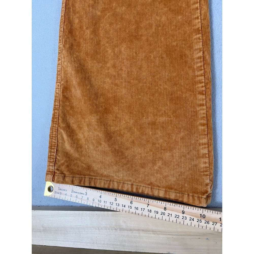 We The Free People Corduroy Flare Pants Brown Boho Bell Bottoms 25 OB1041909 - Picture 4 of 12